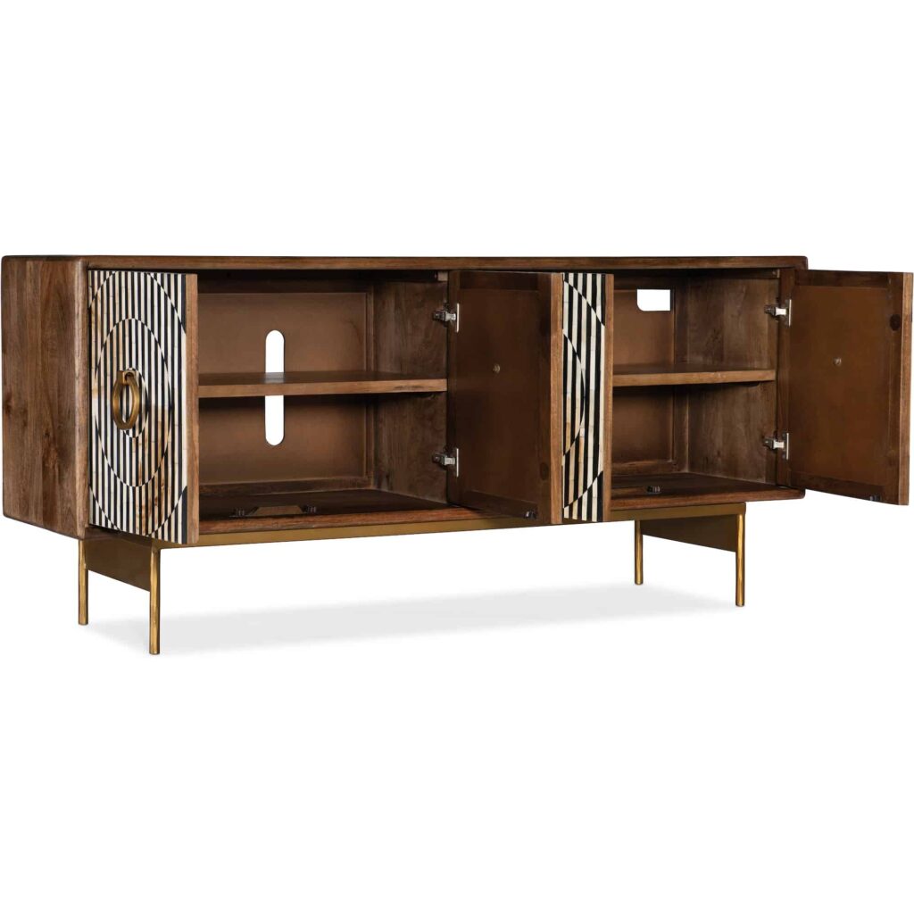 Melange Russell Credenza 628-55028-85 628 55028 85 open silo