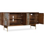 Melange TV Stand for TVs up to 75" GCSR3805 628 55028 85 open silo