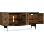 Melange 67'' Media Console GCSR3807 628 55029 85 open silo