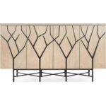 Melange Branched Four Door Entertainment Credenza 628-55042-05 628 55042 05 straight silo