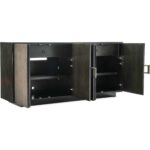 Melange Asher Four Door Entertainment Credenza 628-55055-89 628 55055 89 open silo