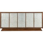 Melange Lloyds Leopard Entertainment Credenza 628-55071-89 628 55071 89 straight silo