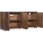 Melange Contours Credenza 628-55076-89 628 55076 89 open silo