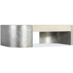 Melange Silverfrost Cocktail Table 628-80492-05 628 80492 05 back silo