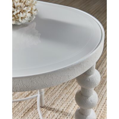 Melange On the Bright Side Oval End Table 628-80580-02 628 80580 02 detail