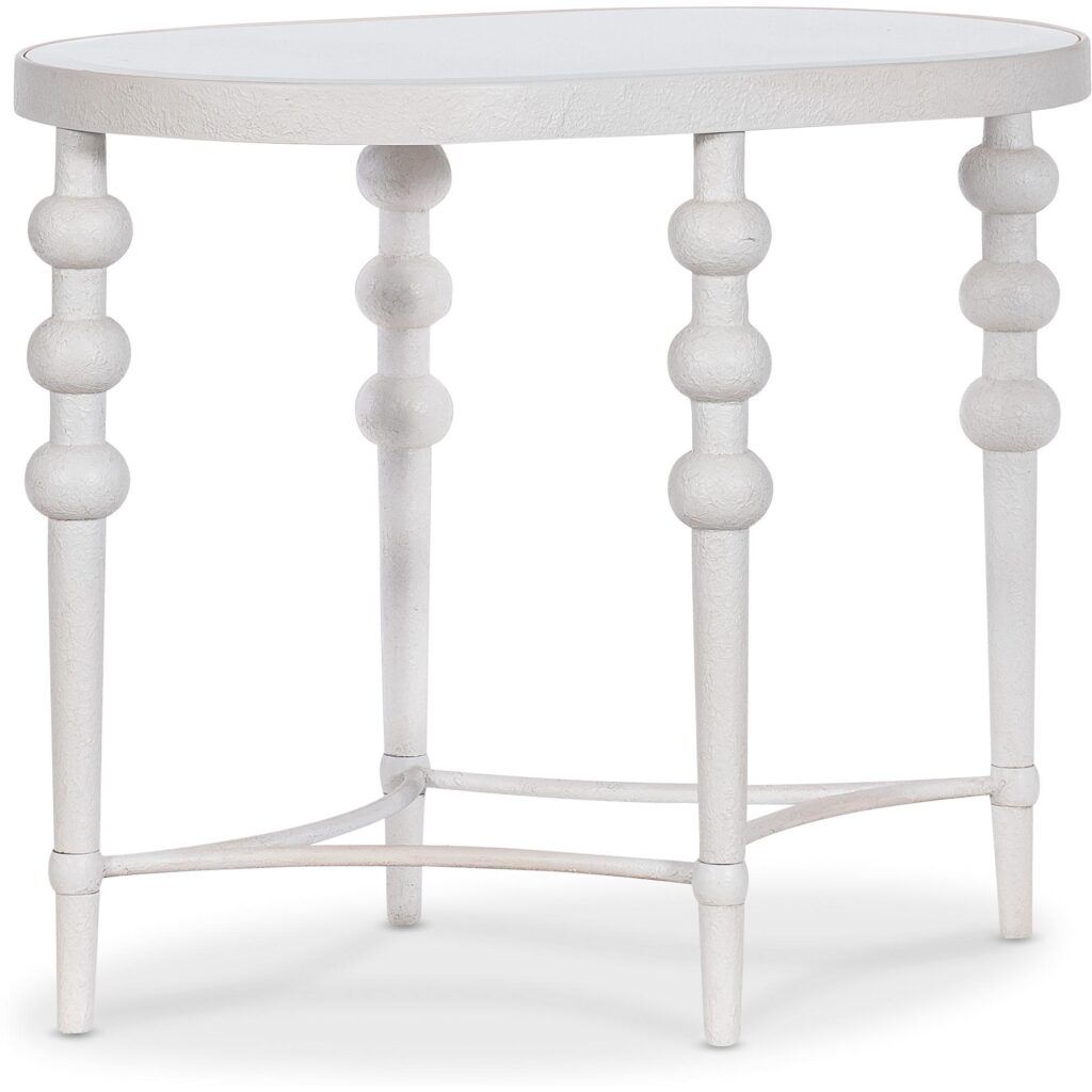 Melange On the Bright Side Oval End Table