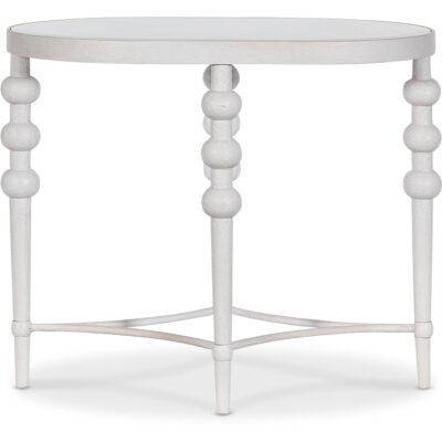 Melange On the Bright Side Oval End Table 628-80580-02 628 80580 02 straight silo