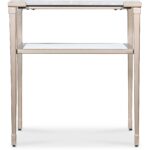 Melange Jen End Table 628-80590-00 628 80590 00 straight silo