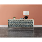 Melange Whitmore Four Door Credenza 628-85111-02 628 85111 02 room