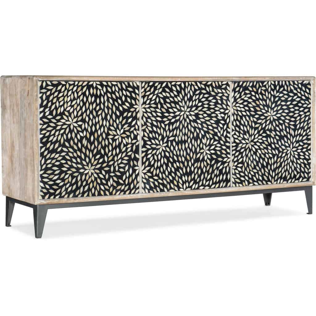 Melange Petrina Three Door Credenza 628-85112-02 628 85112 02 silo