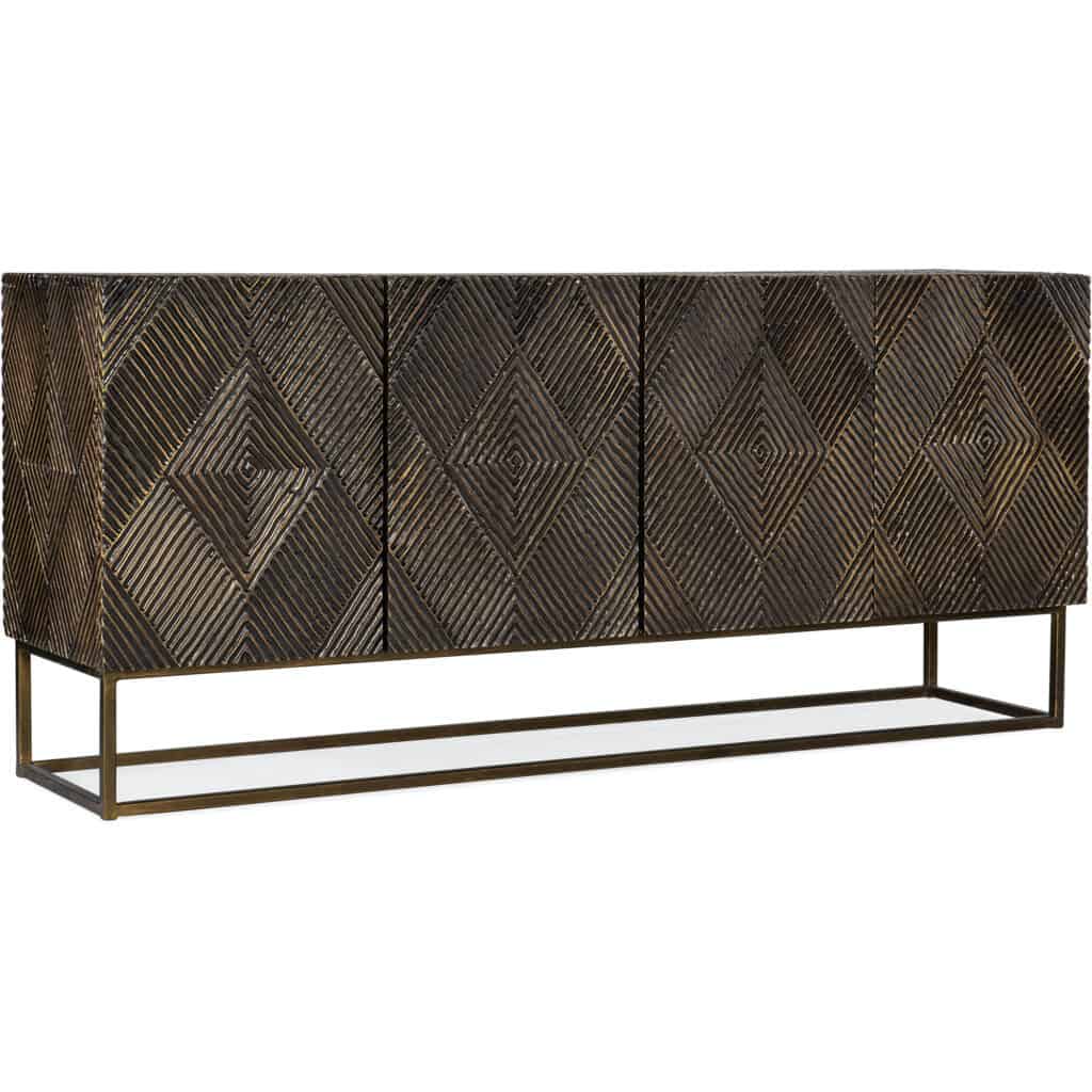 Melange Marcellus Four Door Credenza 628-85123-89 628 85123 89 silo