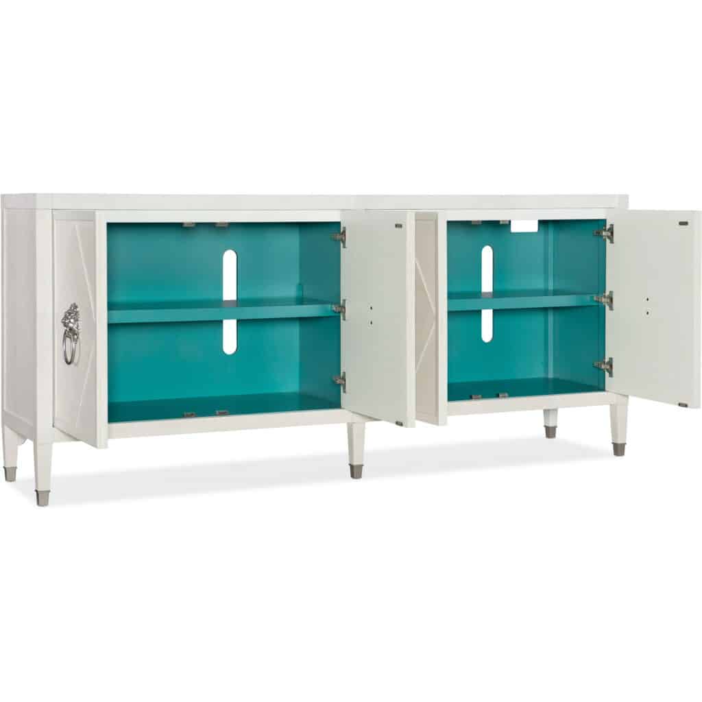 Melange Leo Four Door Credenza - Image 3