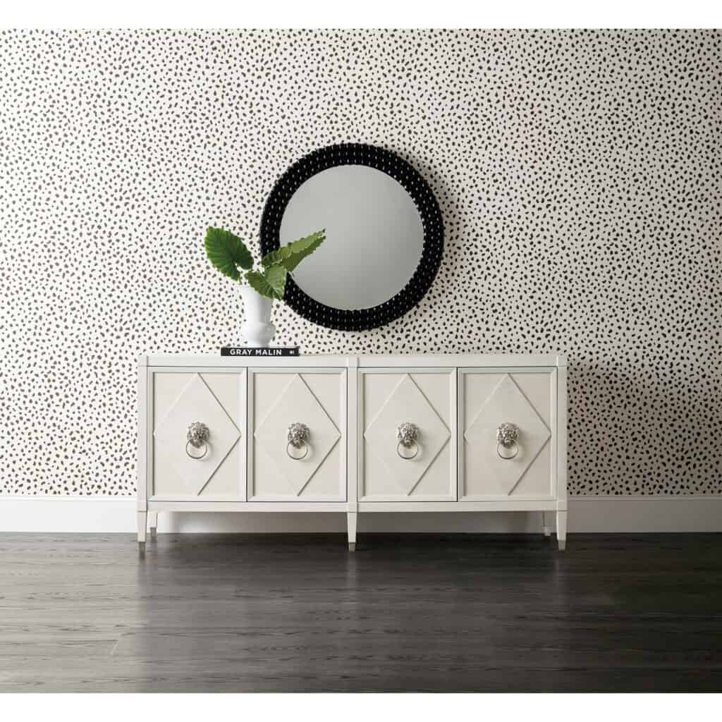 Melange Leo Four Door Credenza - Image 4