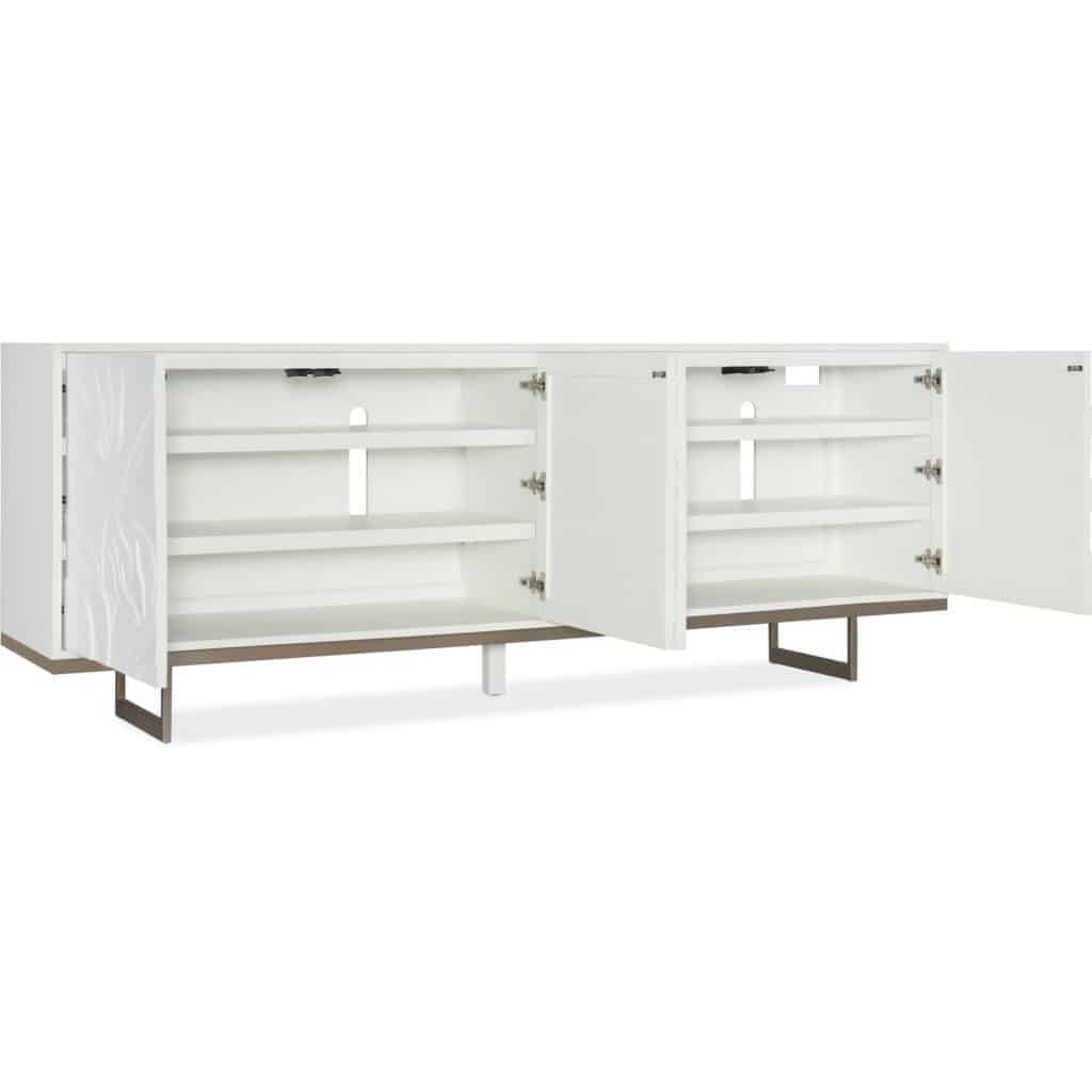 Melange Passerine Four Door Credenza 628-85631-02 628 85631 02 open silo