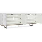 Melange Passerine Four Door Credenza 628-85631-02 628 85631 02 open silo