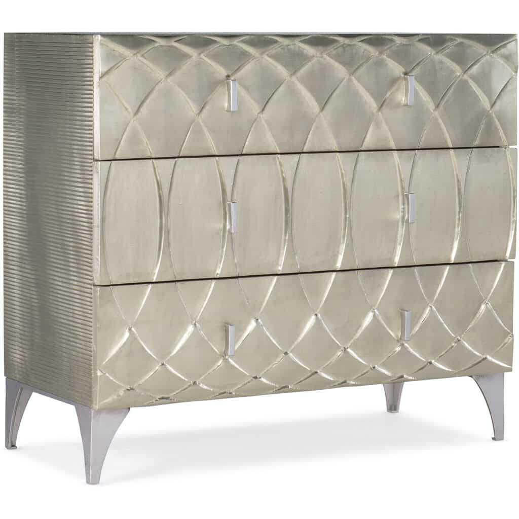 Melange 3 - Drawer Rectangle Accent Chest