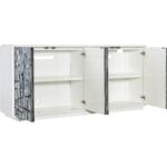 Melange Graffitio Credenza 628-85704-02 628 85704 02 open silo