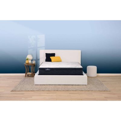 Serta Perfect Sleeper Pride Plush Pillow Top Queen Mattress 850005576-1050 6298 2390 4351 SE23 NL PerfectSleeper Innerspring Promo Pride PLPT Room Front 230120 0919