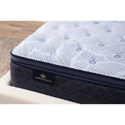Serta Perfect Sleeper Night Lagoon Firm Pillow Top King Mattress 11 Serta Perfect Sleeper Night Lagoon Firm Pillow Top King Mattress 850005586-1060 6307 2392 4353 SE23 NL PerfectSleeper Innerspring Level 1 NightLagoon FMPT Room Detail Corner 230123 1064