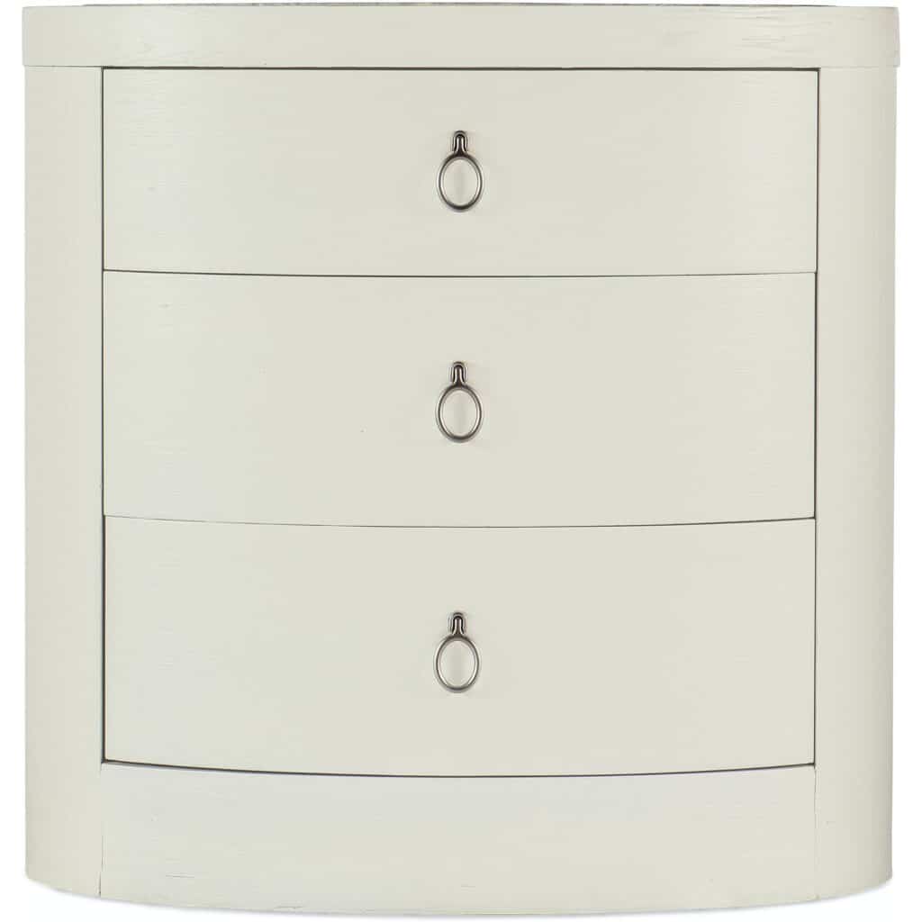 Serenity Wavecrest Oval Nightstand - Image 2