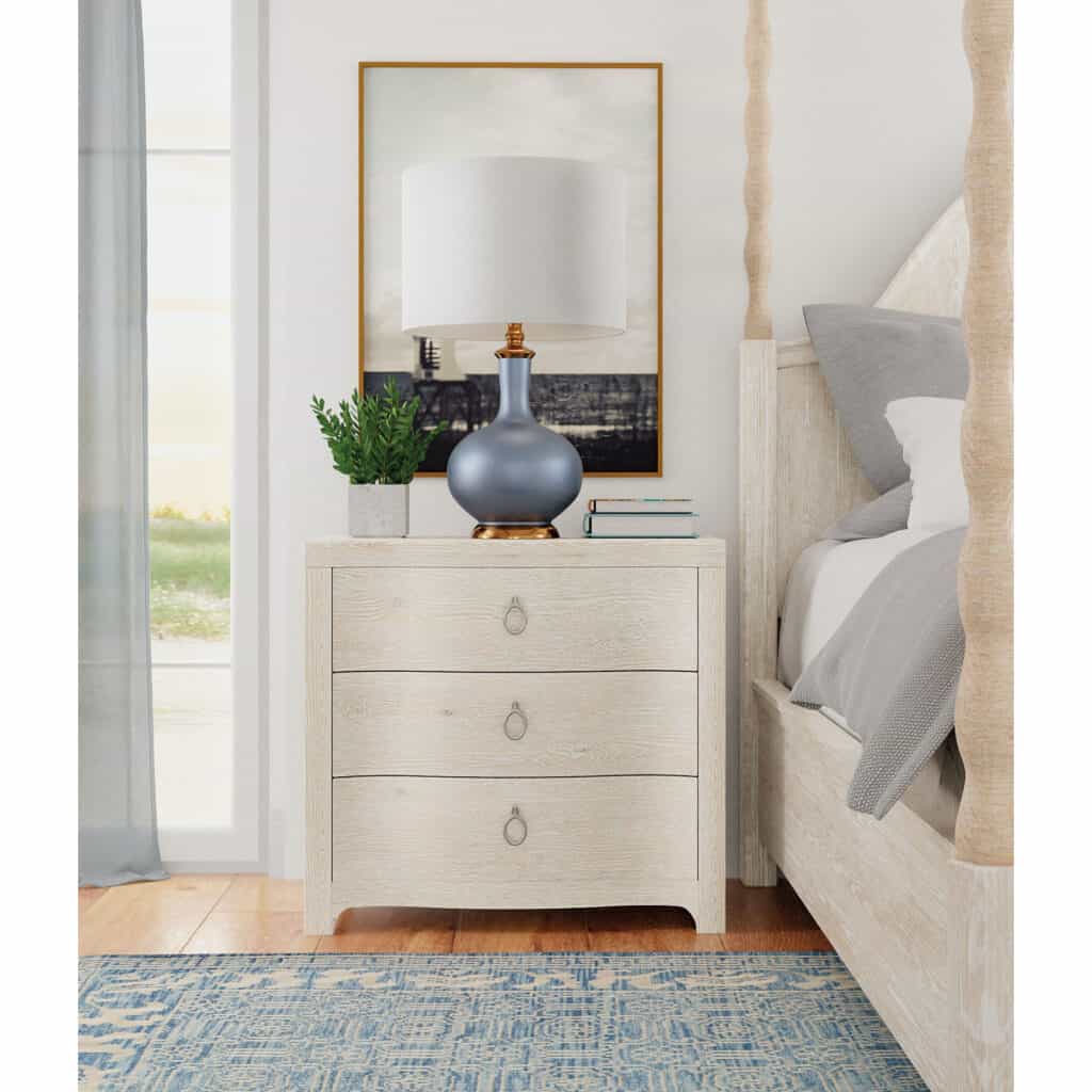 Serenity Antigua Three Drawer Nightstand 6350-90116-80 6350 90116 80 room