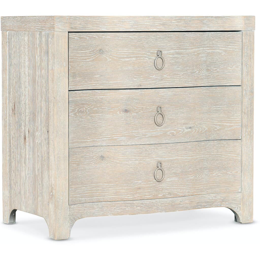 Serenity Antigua Three Drawer Nightstand 6350-90116-80 6350 90116 80 silo