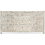 Serenity Harbour Nine Drawer Dresser 6350-90202-80 6350 90202 80 straight silo