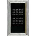 Melange Glamour Floor Mirror w/Jewelry Armoire Storage 638-50012 638 50012 open straight silo