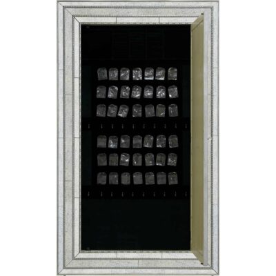 Melange Glamour Floor Mirror w/Jewelry Armoire Storage 638-50012 638 50012 open straight silo