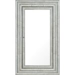 Melange Glamour Floor Mirror w/Jewelry Armoire Storage 638-50012 638 50012 straight silo