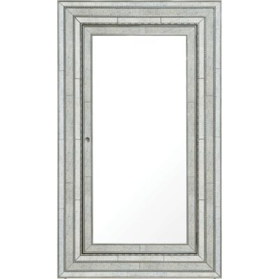 Melange Glamour Floor Mirror w/Jewelry Armoire Storage 638-50012 638 50012 straight silo