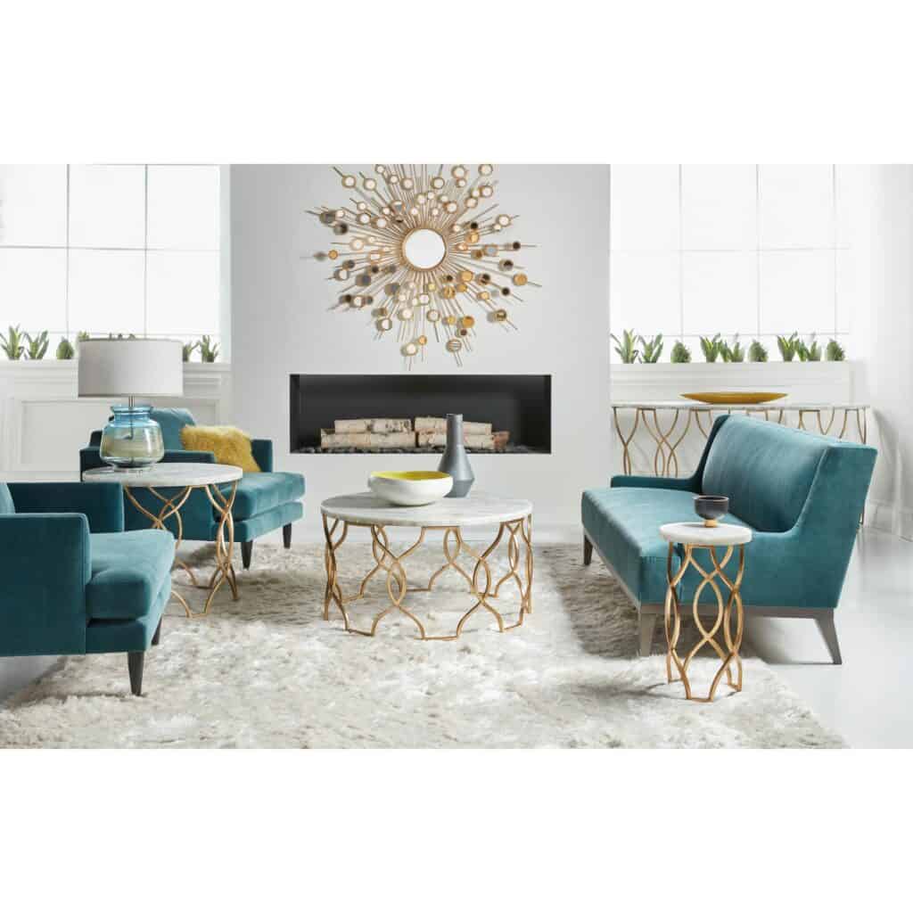 Melange Corrina Round Lamp Table - Image 3