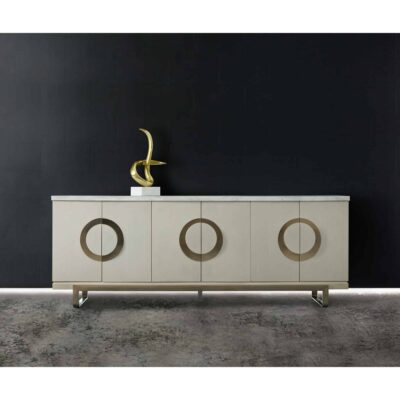 Melange 96'' Credenza GCSR1135 638 55021 wh abstract