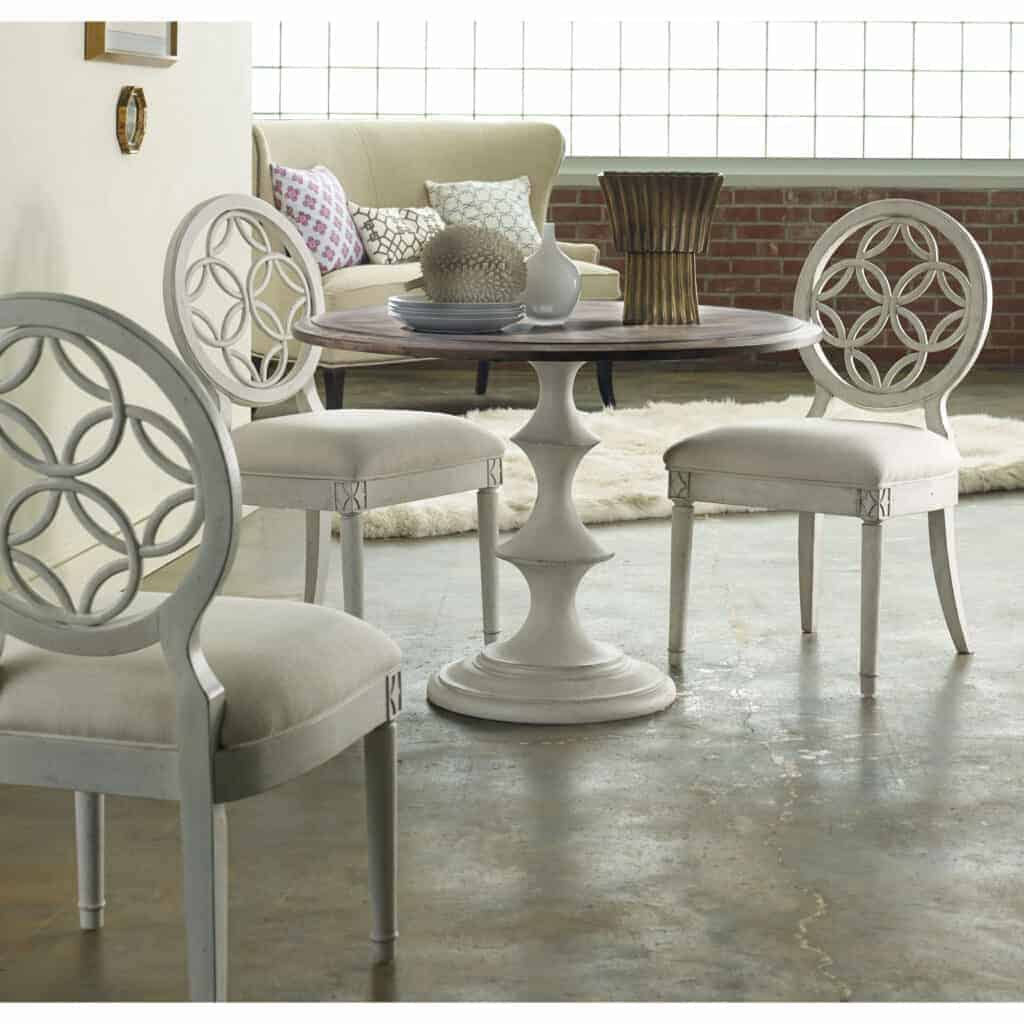 Melange 42'' Pedestal Dining Table - Image 3