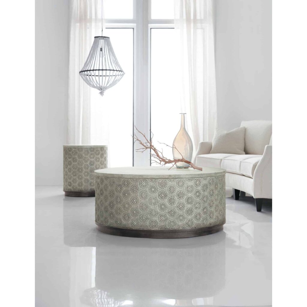 Melange Drum Coffee Table - Image 3