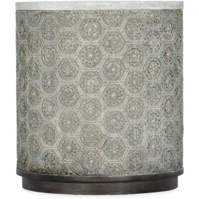 Melange Greystone Round End Table
