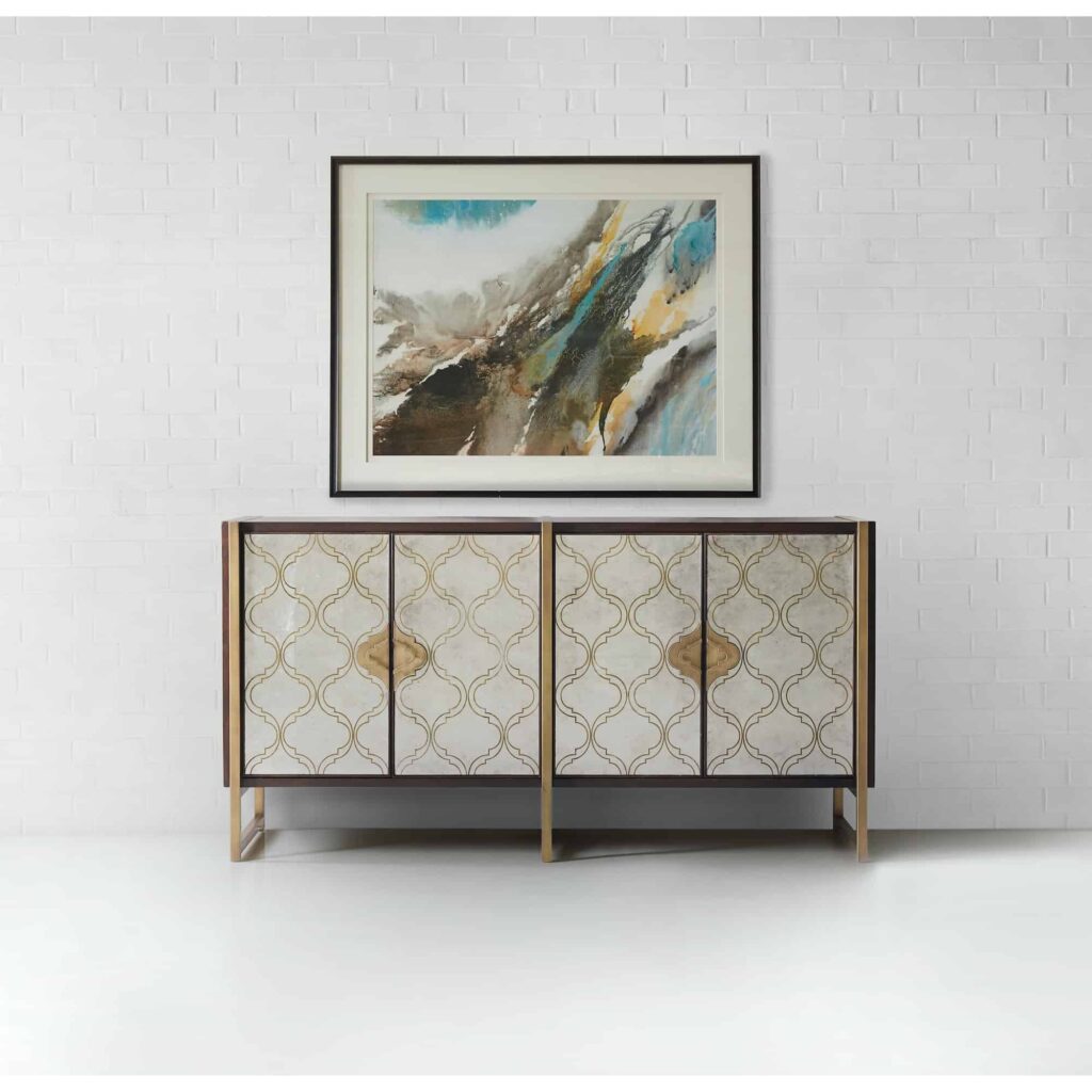 Melange 70'' Wide Credenza HKR13478 638 85390 dkw abstract