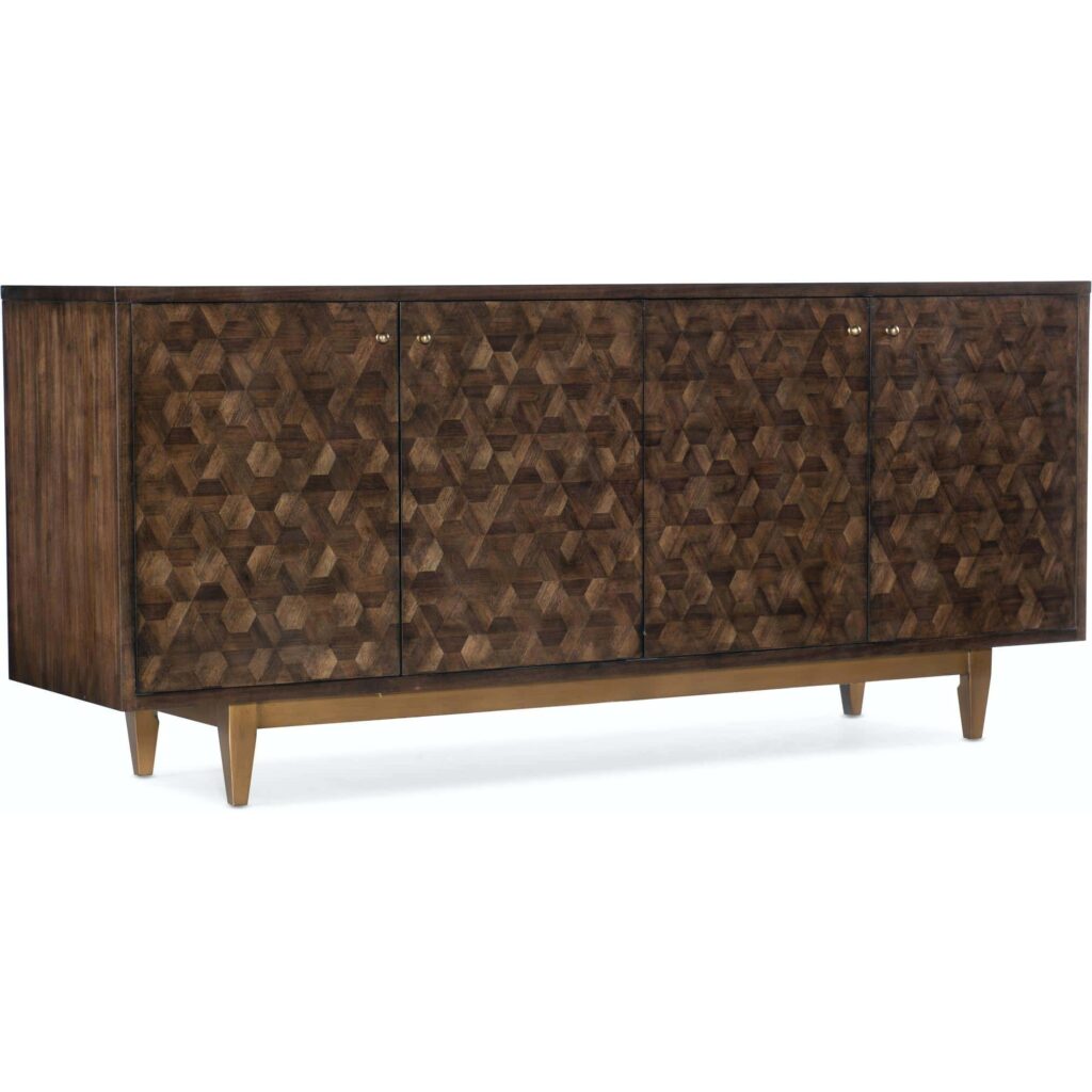 Melange Alpine Four-Door Credenza 638-85520-85 638 85520 85 silo