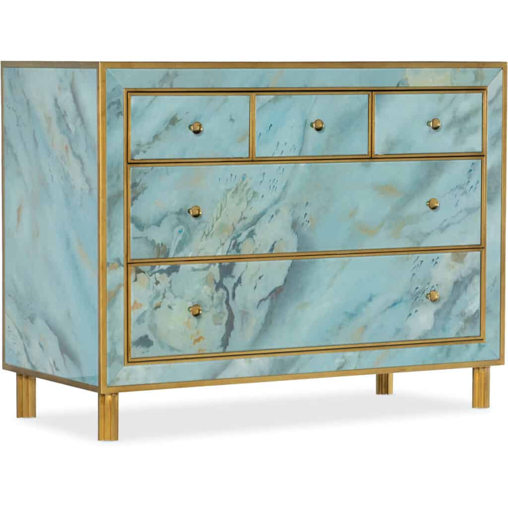 Melange 5 - Drawer Rectangle Accent Chest