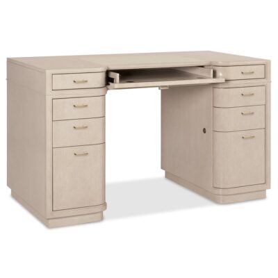 Marlowe Knee-Hole Desk 6420-10458-80 6420 10458 80 open silo