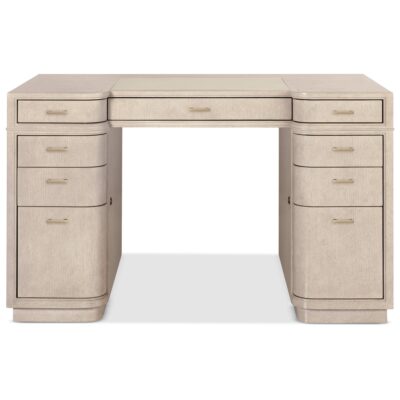 Marlowe Knee-Hole Desk 6420-10458-80 6420 10458 80 straight silo