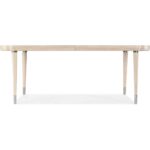 Nouveau Chic Rectangle Dining Table w/1-22in Leaf 6500-75200-80 6500 75200 80 straight silo