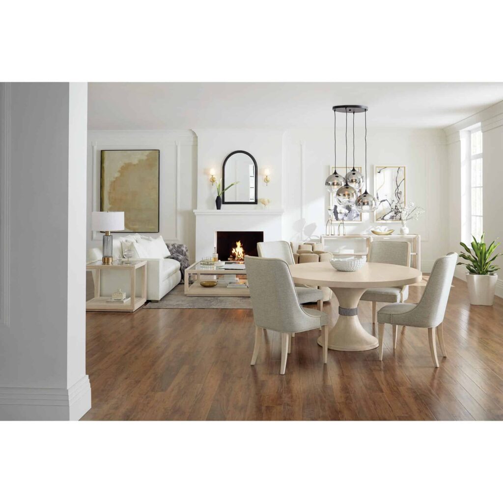 Nouveau Chic Round Pedestal Dining Table - Image 6