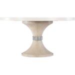 Nouveau Chic Round Pedestal Dining Table 6500-75203-80 6500 75203b 80 silo