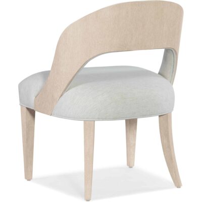 Nouveau Chic Upholstered Back Side Chair Dining Chair C111030545 6500 75411 80 back silo