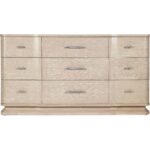 Nouveau Chic Nine Drawer Dresser 6500-90002-80 6500 90002 80 straight silo