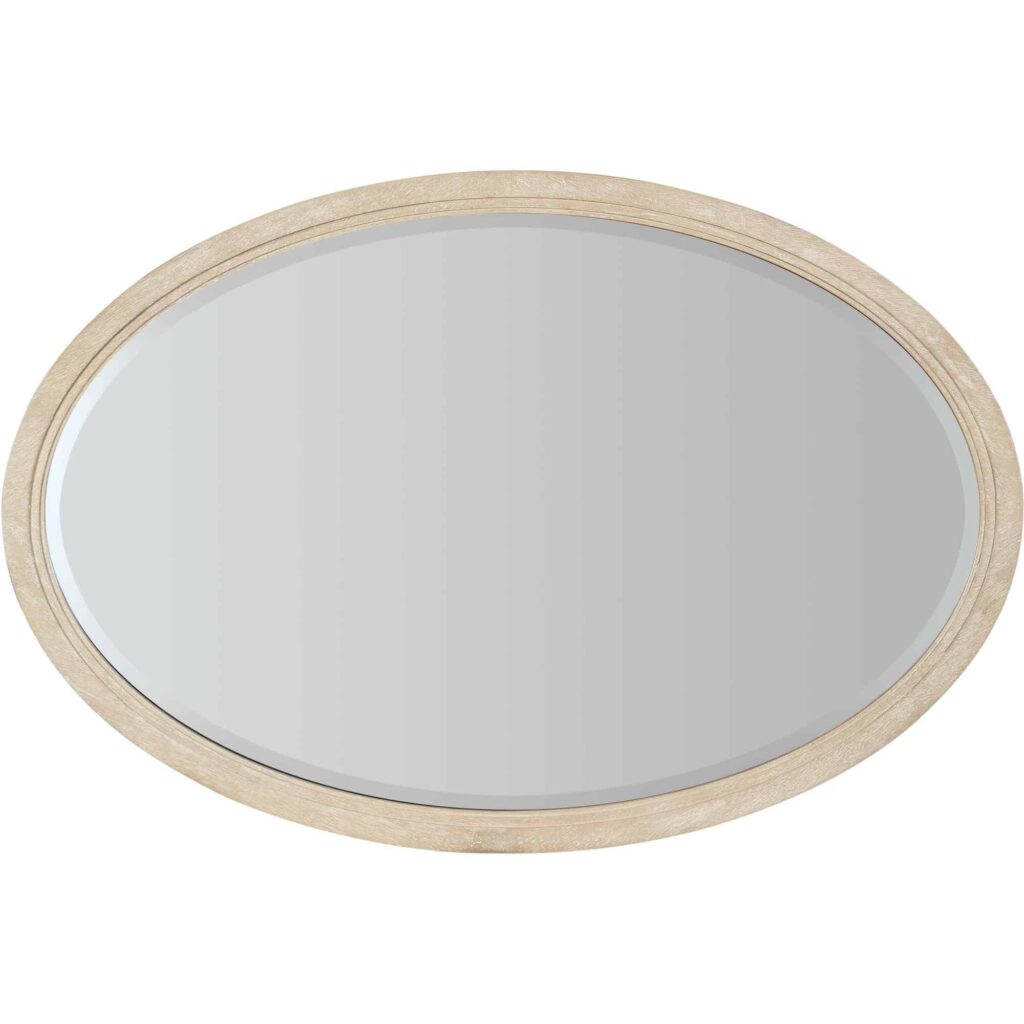 Nouveau Chic Oval Mirror
