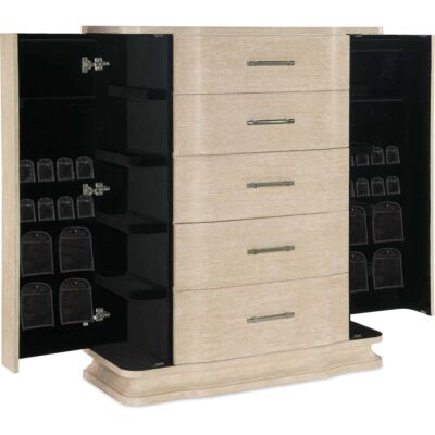 Nouveau Chic 48" W 5 - Drawer Dresser C111030042 6500 90010 80 open silo