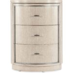 Nouveau Chic Round Nightstand 6500-90015-80 6500 90015 80 straight silo