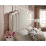 Nouveau Chic King Upholstered Bed 6500-90866-80 6500 90866 80 detail